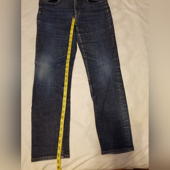 Cos Jeans Women's High Rise Skinny Cropped Leg Color Blue Size 32 - Picture 5 of 10